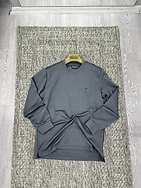 Bisiklet yaka sweatshirt füme (kod 1071)
