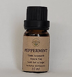 Nane (Peppermint) (Mentha piperita) Esansiyel Uçucu Yağ, Aromaterapi Yağı, Buhurdan Yağı, Difüzör Yağı (su-buhar distilasyonu)