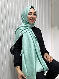 G Desen Yün Pamuk Şal