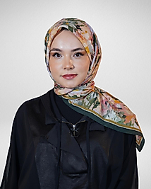 Spring Eşarp Pastel Çiçek Desenli