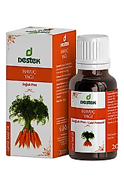 DESTEK HAVUÇ YAĞI 20 ML (SOĞUK PRES)