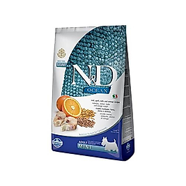 N&D Ocean M.Balığı & Kılçıksız Buğday & Yulaf & Portakal Mini Köpek Maması 7 kg