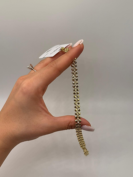 Xuping Gold Boncuk Zincir Bileklik