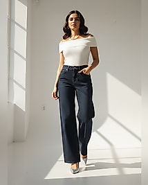 ZARİNA KAHVE TİNTLİ PALAZZO JEAN