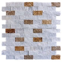 23x48 mm Beyaz-Sarı-Noce 3'lü Mix Fileli Patlatma Taşı