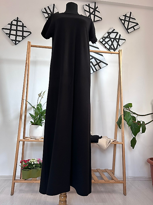 Wafıl  uzun içlik elbise kod:9