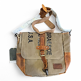 Old Cotton Cargo Gds 7211 Umber Bag Unisex Omuz Çantası