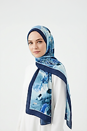 FLOOR İPEK ŞAL İTALYAN DİKİŞİ DESEN-1 (Yeni)