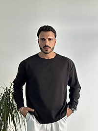 Oysho Siyah Basic Sweat Ürün Kodu: 5085