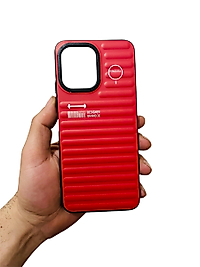 Redmi 12 Tırtıklı Telefon Kılıfı Kırmızı