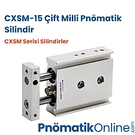 CXSM-15 Çift Milli Pnömatik Silindir