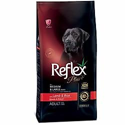 Reflex Plus Kuzulu Orta ve Büyük Irk Köpek Maması 3 Kg