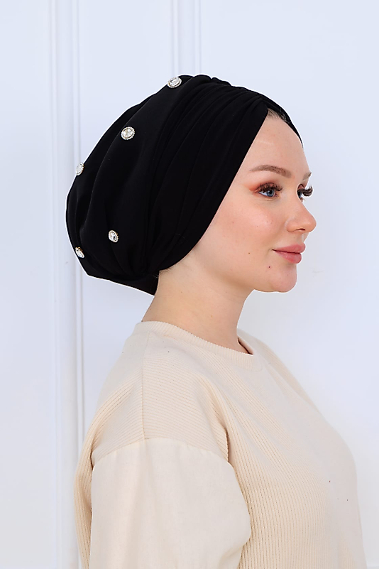 drapeli dolgulu piliseli tasli bone