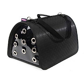 Petpretty FlyBag Kapalı Taşıma Çantası Siyah (28 x 44 x 28 cm)