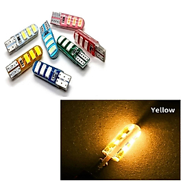 ( 2 X ADET ) 1 TAKIM PROFESSIONAL T10 LED YELLOW T10 LED DİPSİZ AMPUL JUMBO I. VERSIYON SARI