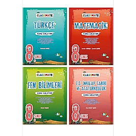 Okyanus Yayınları 8.Sınıf Classmate Türkçe-Matematik-Fen Bilimleri-İnkılap Tarihi Konu Anlatımı 2025