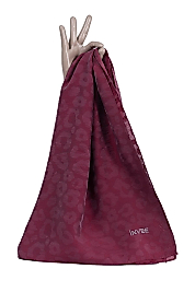 İNVEE LEOPAR ŞAL BORDO