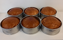 Renuzu Ponçik Ekmek & Hamburger Ekmek Kalıbı 6 Lı Genişlik 8,5cm Derinlik 3,5cm Paslanmaz Krom 304