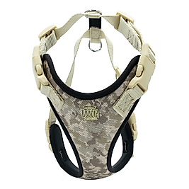 Doggie Havalı Dokumadan El Yapımı Köpek Göğüs Tasması L-2x55-65cm - CAMO-ADGTL