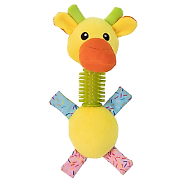 Eastland Halkalı Öten Peluş Geyik Köpek Oyuncağı 21 cm