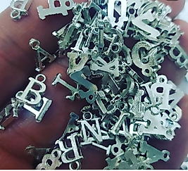 Metal tesbih püskül harf serisi