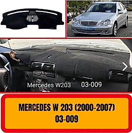 Mercedes W203 2000-2007 Konsol Torpido 3D Koruma Koruyucu Kılıfı