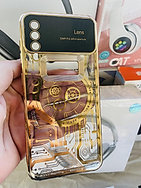 Samsung Galaxy A30s - A50 Lens Korumalı Telefon Kılıfı Gold