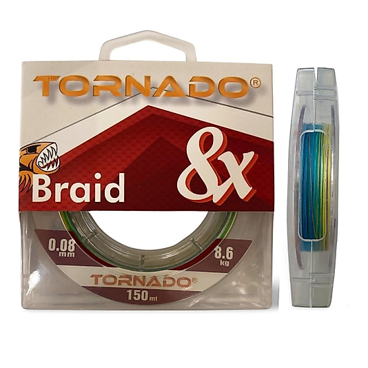 Tornado 0,08 mm 8x İp Misina (Multicolor)