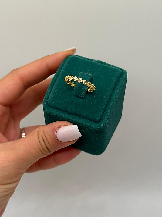 Xuping Wave Taşlı Yüzük