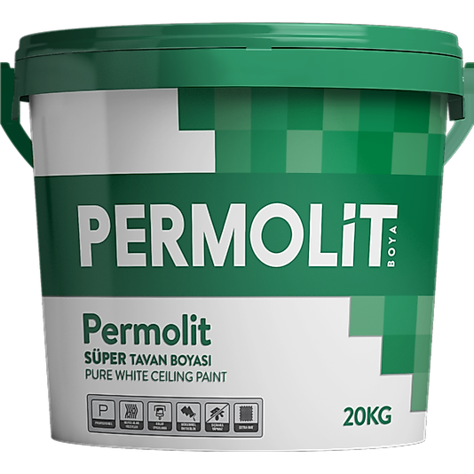 PERMOLİT SÜPER TAVAN BOYASI 17,5 KG