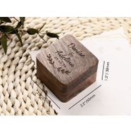 Kişiye Özel Ahşap Evlilik Teklifi ve Nişan Yüzük Kutusu – Özel Tasarım