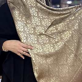 Hürrem Sultan Kendinden Dokulu Çift Taraflı Şal-Antik bronz