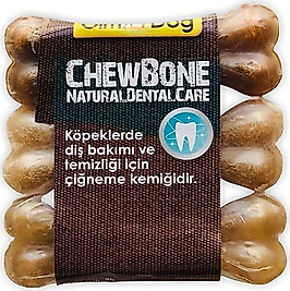 Gimdog Mordimi Ağız Ve Diş Sağlığı Için Naturel Köpek Çiğneme Kemiği Üçlü 60 Gr