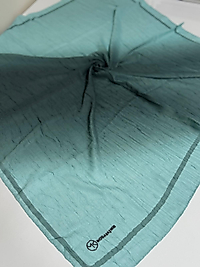 MİRORA DESEN BAMBU EŞARP SU YEŞİLİ