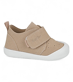 Vippu Unisex Bebek Ortopedik Kaymaz Taban Rahat Günlük Şık Kahverengi İlk Adım Ayakkabısı&Sneaker