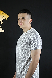 Lacoste hologram desenli t-shırt