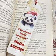 Yeni Yıl Ahşap Kitap Ayracı