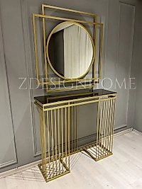 100 CM AYNA, 90X30X100 CM DRESUAR GOLD Z-04