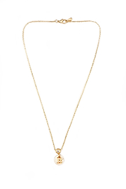 Gold Krıstal Detaylı Harf Kolye