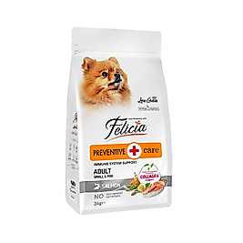 Felicia Preventive Care Hipoalerjenik Somonlu Küçük Irk Yetişkin Köpek Maması (3 kg)