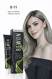 BEWON SAÇ BOYASI 100 ML (8-11 AÇIK KUMRAL YOĞUN KÜLLÜ)