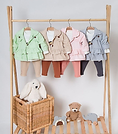 KUYRUKLU YILDIZ BASKILI TAKIM PEMBE