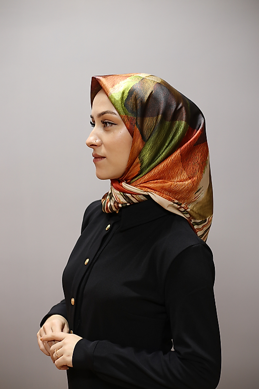 Akel Digital Kristal Eşarp 95 X 95