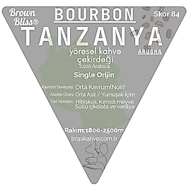BrownBliss® Tanzanya Yöresel Kahve 250gr