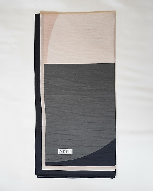 Spring Eşarp Yeni Desen Geometrik Desen