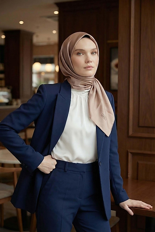 Düz Kristal Kumaş Eşarp - Kaymaz, Şık, Tok Duran | Günlük & Abiye Uyumlu