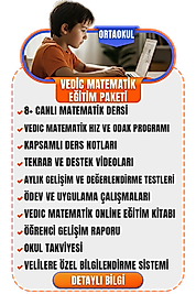 ORTAOKUL VEDIC MATEMATİK EĞİTİM PAKETİ