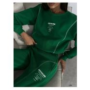 Kadın Ters Overlok Sweat Eşofman Takımı 001
