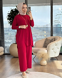 Defne cep detaylı ikili takım