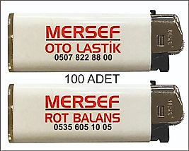 ÇAKMAK ÖZEL ÜRETİM ÇİFT YÖN BASKILI 300 ADET